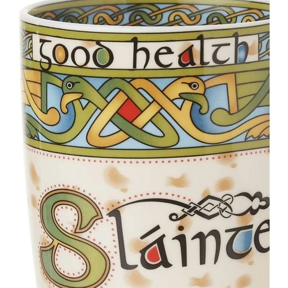 Royal Tara Irish Slainte GoodHealth Mug Tea Cup Coffee Mug Bone China 14oz - Picture 4 of 5